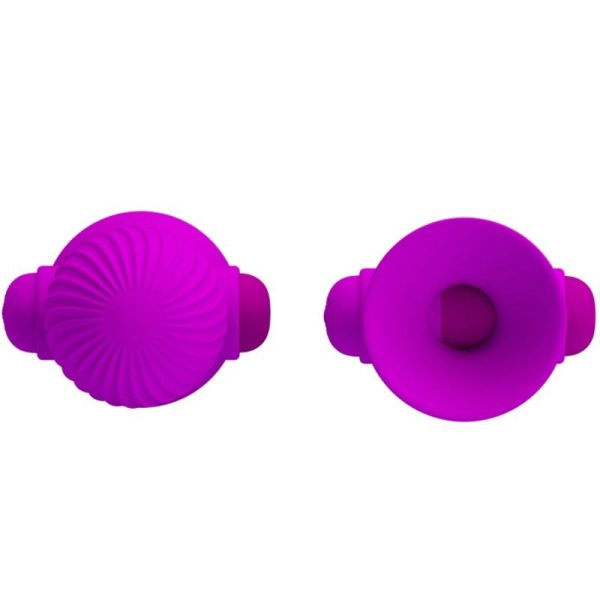 PRETTY LOVE - STIMULATEURS DE NIPPLE 12 MODES VIBRATION LILAS – Image 3