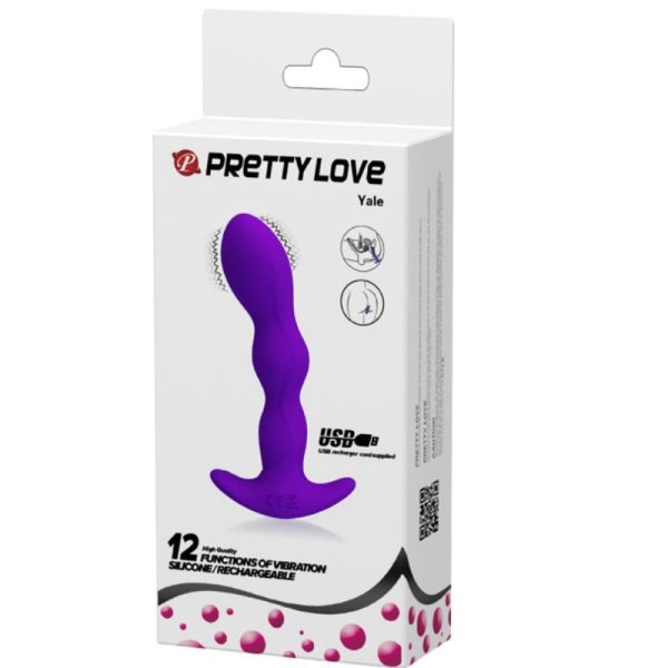 PRETTY LOVE - MASSAGER ANAL 12 MODES DE VIBRATION LILAS – Image 4