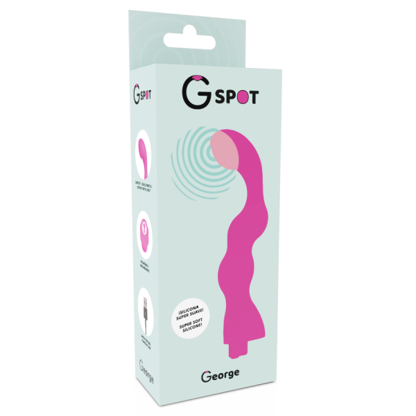 G-SPOT - GEORGE G-SPOT VIBRATEUR GOMME ROSE – Image 4