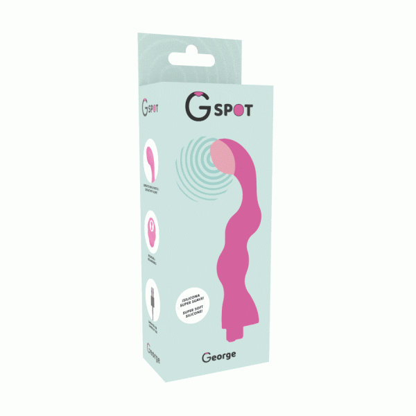 G-SPOT - GEORGE G-SPOT VIBRATEUR GOMME ROSE – Image 2