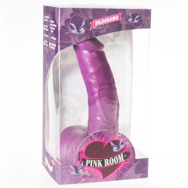 PINK ROOM - GODE RÉALISTE CONNOR VIOLET 16 CM – Image 2