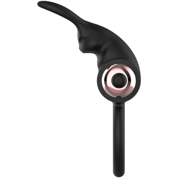 COQUETTE CHIC DESIRE - COCKRING AVEC VIBRATEUR NOIR/ OR – Image 4