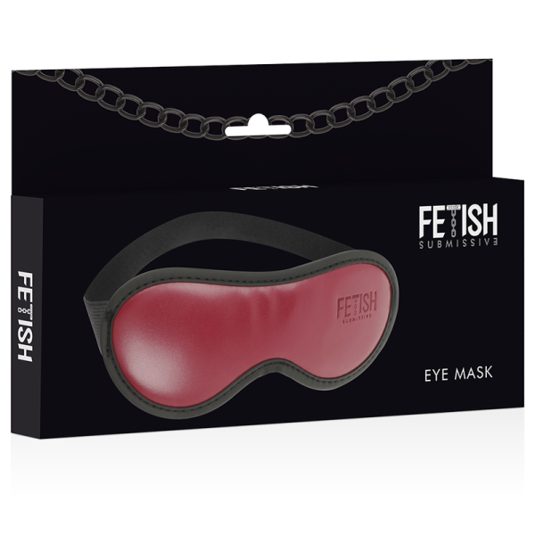 FETISH SUBMISSIVE DARK ROOM - MASQUE EN CUIR VÉGAN AVEC DOUBLURE EN NÉOPRÈNE – Image 4